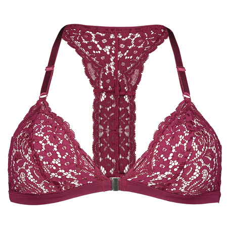 Brassi&egrave;re triangulaire moul&eacute;e Rose, Violet
