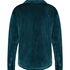 Langarmjacke Velours, Blau