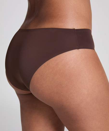 Slip brésilien Invisible, Marron