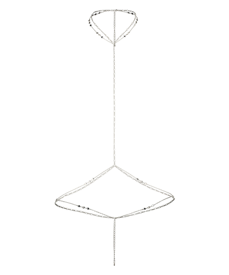 Chaîne façon harnais, Gris