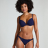 Bikinihose Scallop, Blau