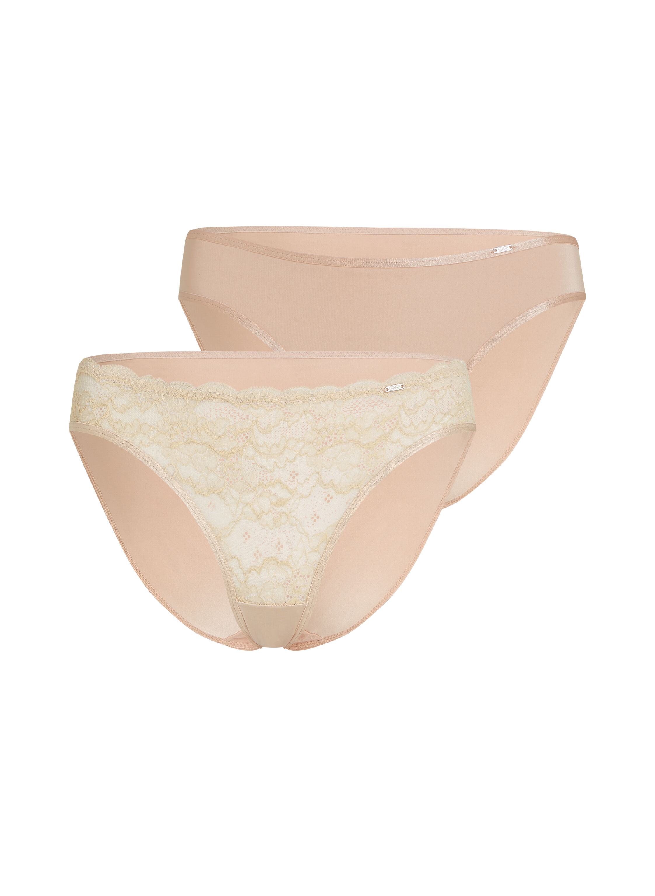 Lot de 2 slips Angie, Beige