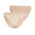 Lot de 2 slips Angie, Beige