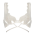 Unwattierter Longline-Bügel-BH Seraphina, Weiß