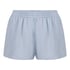 Musselin-Shorts, Blau