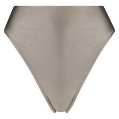 Slip de bikini &eacute;chancr&eacute; taille haute Alessandra, Vert