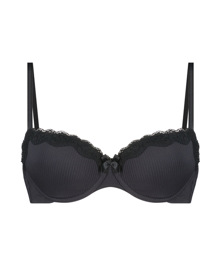 Soutien-gorge à armatures rembourré Lola, Noir