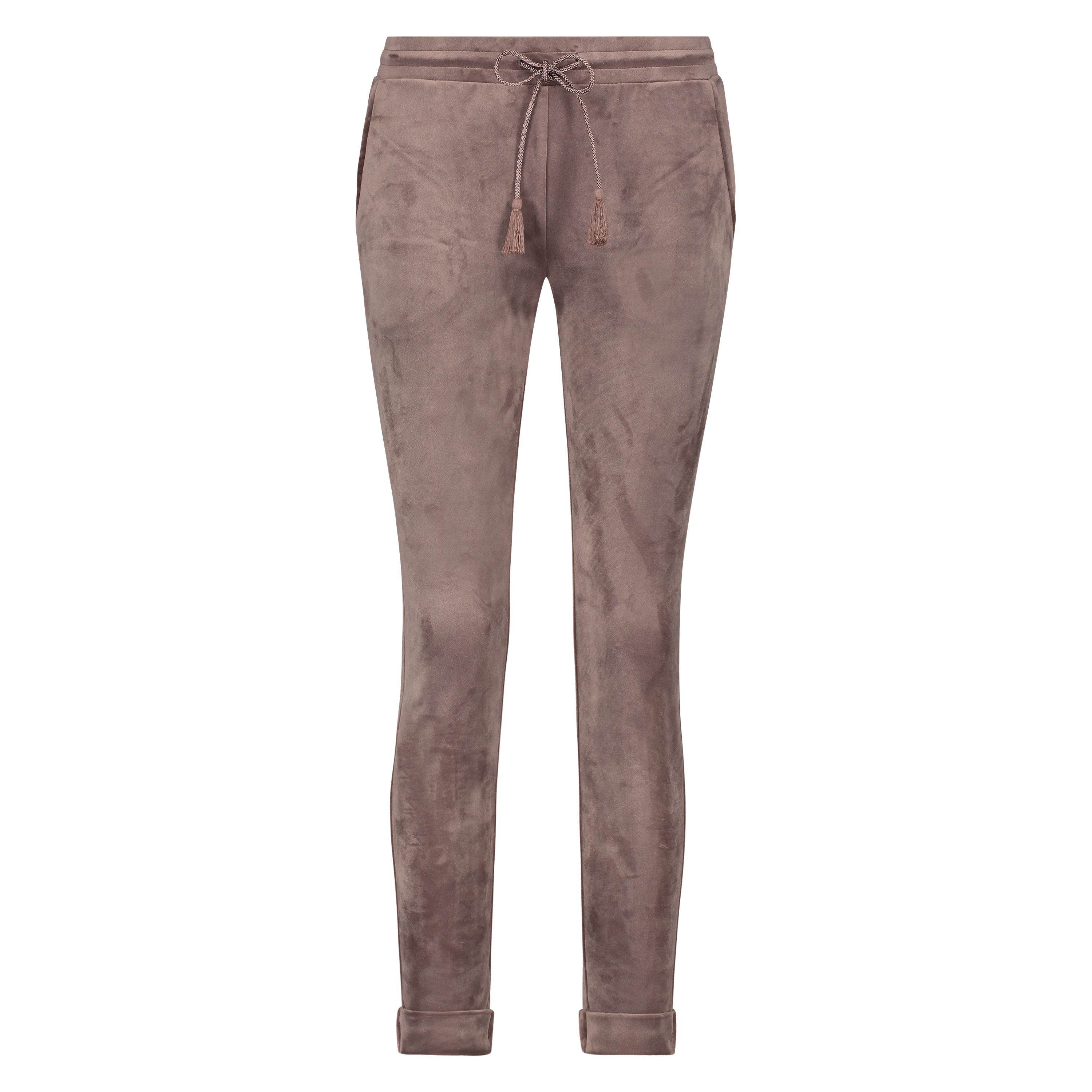 Jogginghose Velours, Braun, main