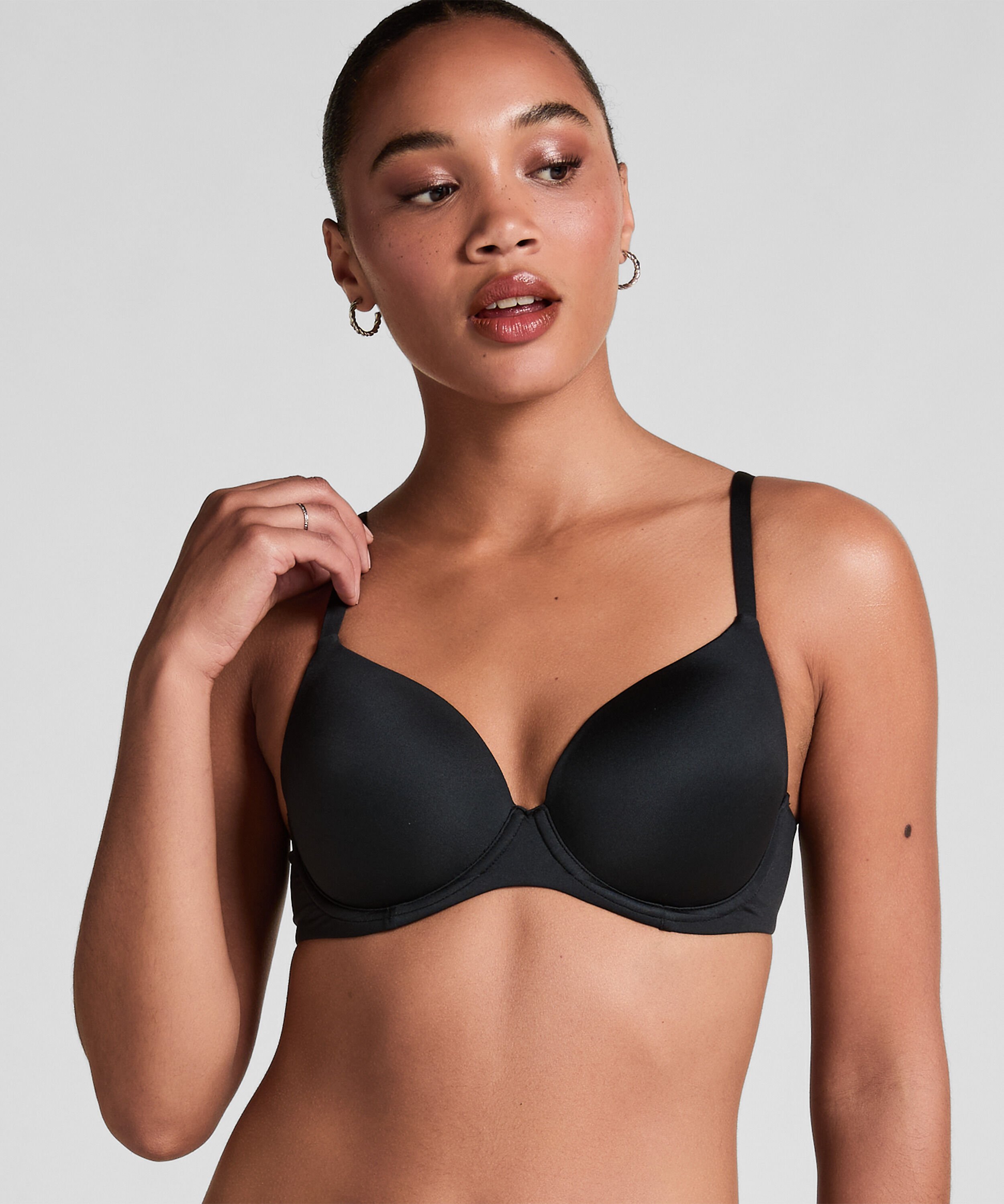 Soutien-gorge à armatures préformé Super Soft, Noir