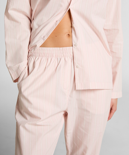 Pyjamahose Baumwolle Poplin, Rose