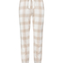 Pyjamahose aus Flanell, Beige