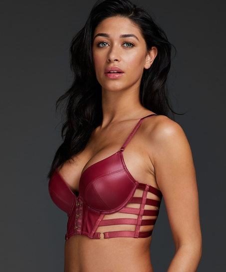 Vorgeformter Push-up-Bügel-BH Vicky, Rot