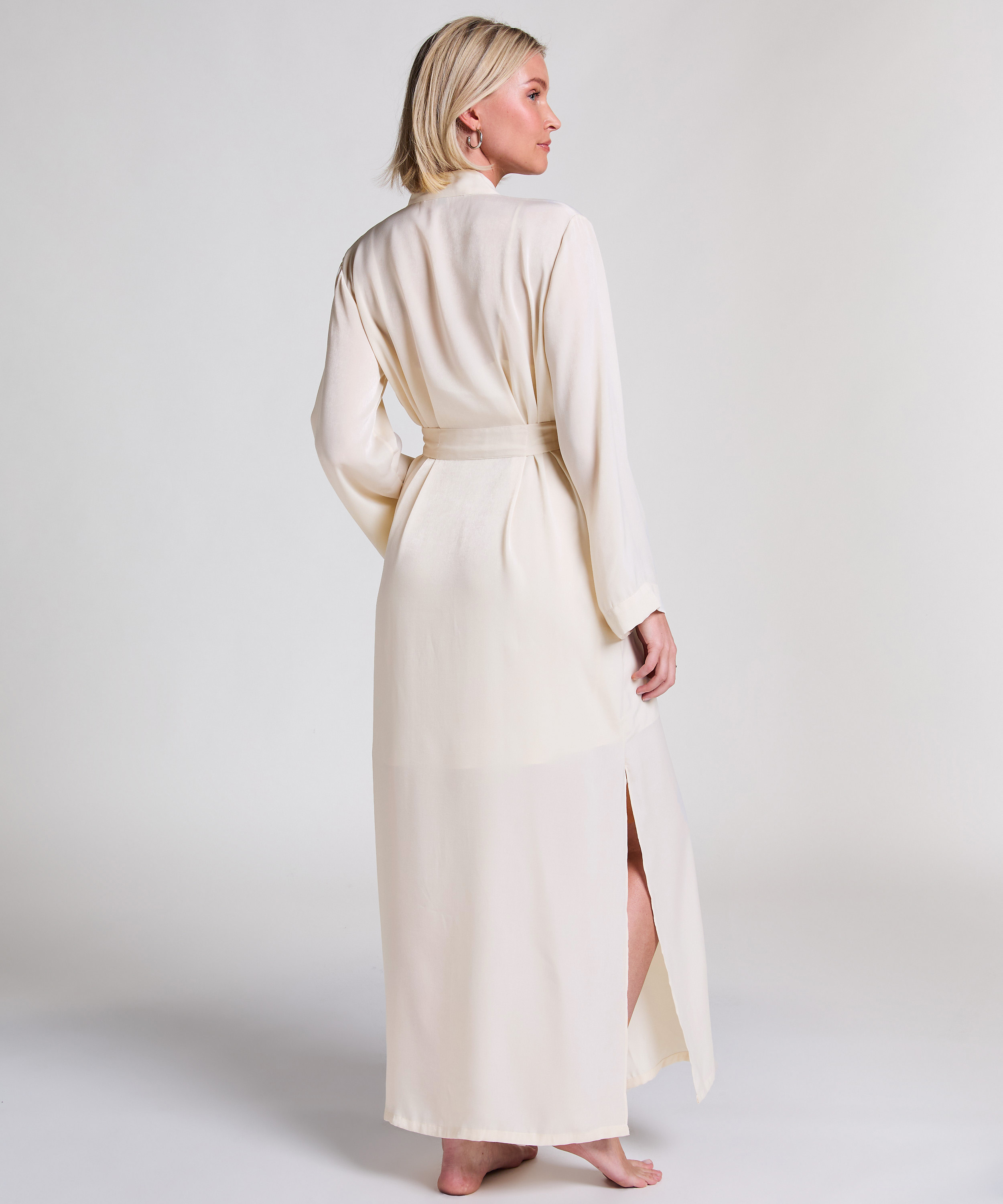 Kimono Satin, Weiß, main