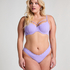 Haut de bikini préformé à armatures Scallop, Violet
