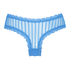 Slip brésilien V-shape mesh, Bleu
