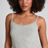 Pointelle-Camisole, Grau