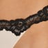 String mit Spitze Secret Lace, Rose