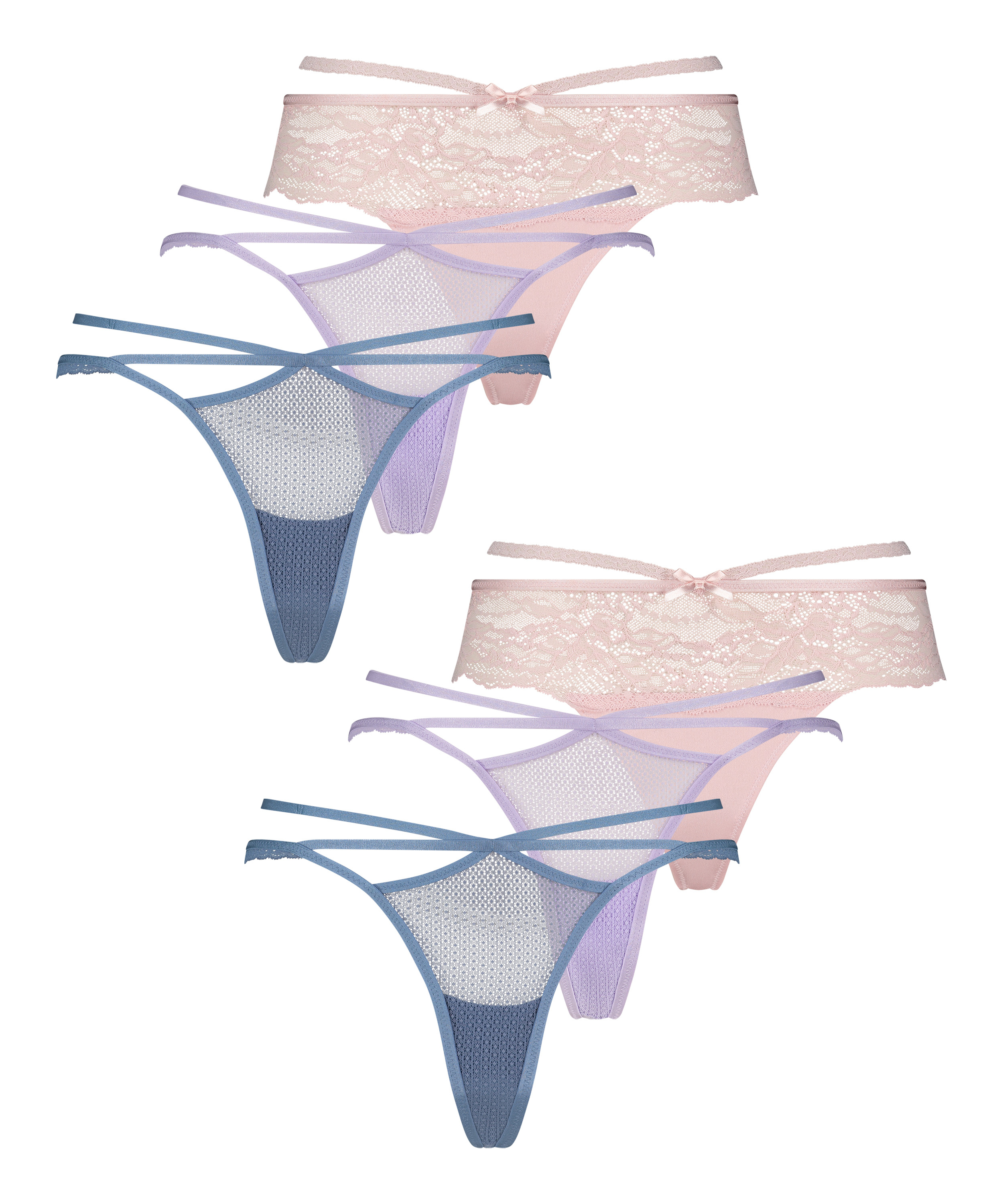 6er-Pack Brazilians, Blau, main