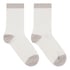 Chaussettes courtes en modal, Blanc