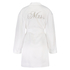 Kimono Satin Bridal, Blanc