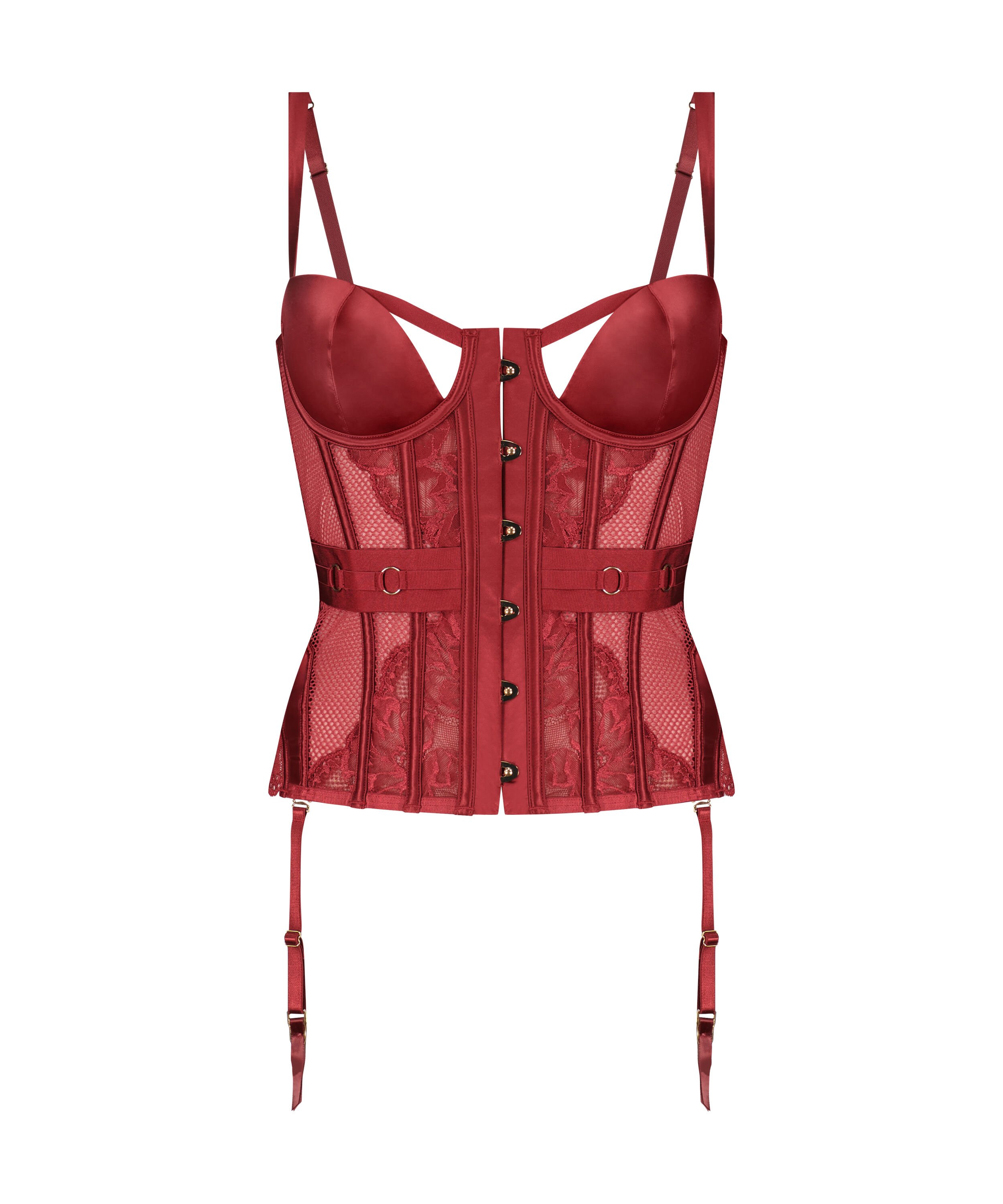 Bustier Pleasure, Rot