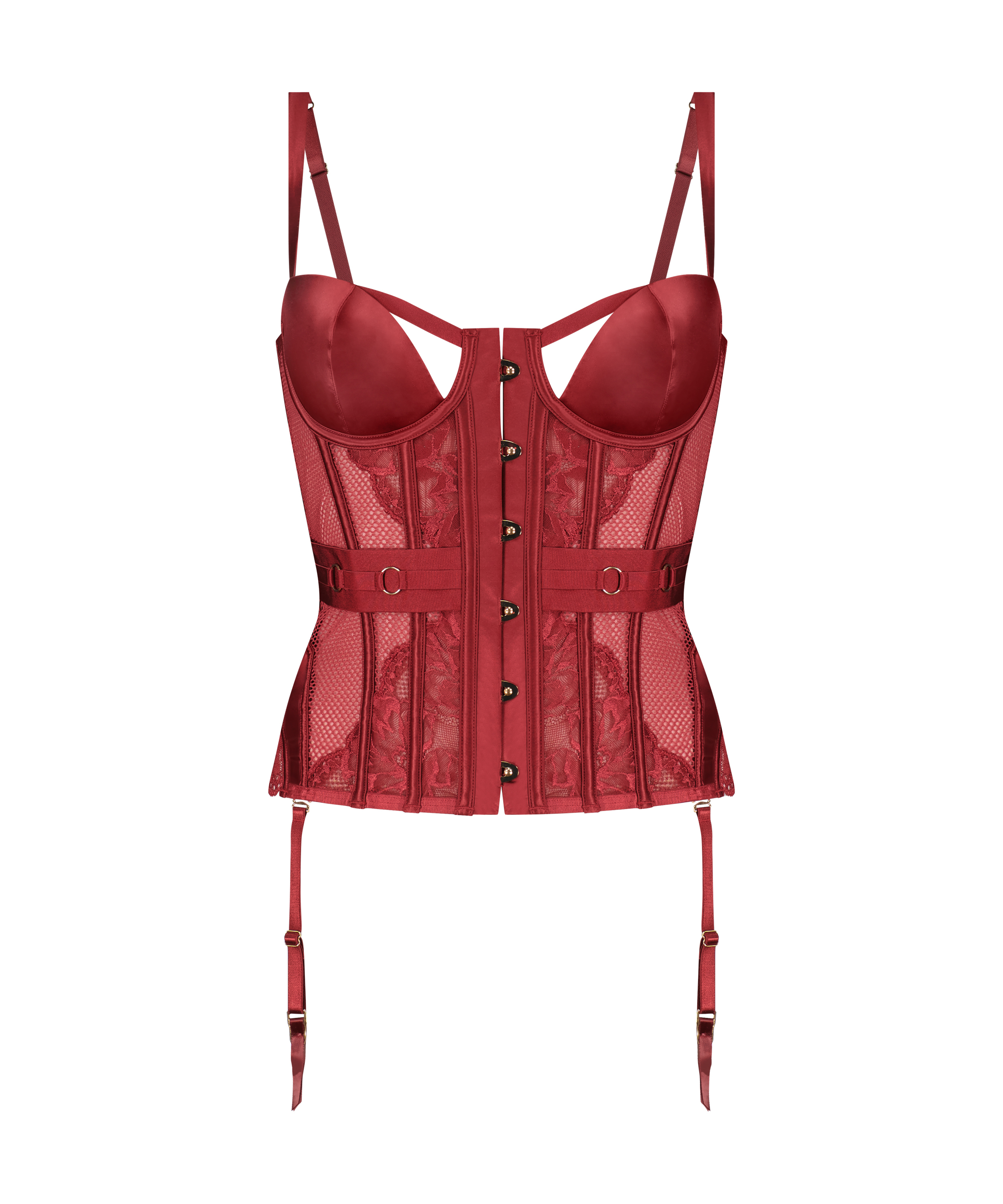 Bustier Pleasure, Rot, main