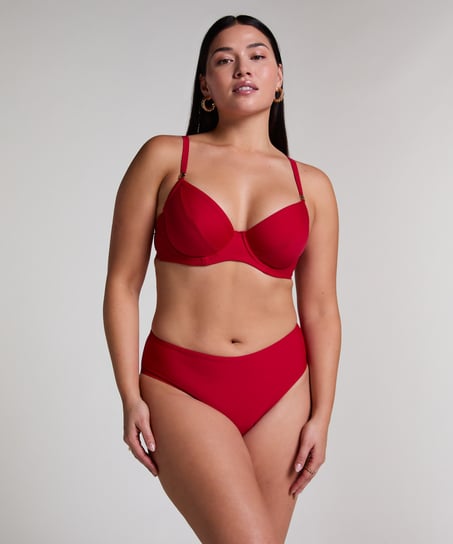 Haut de bikini Luna, Rouge
