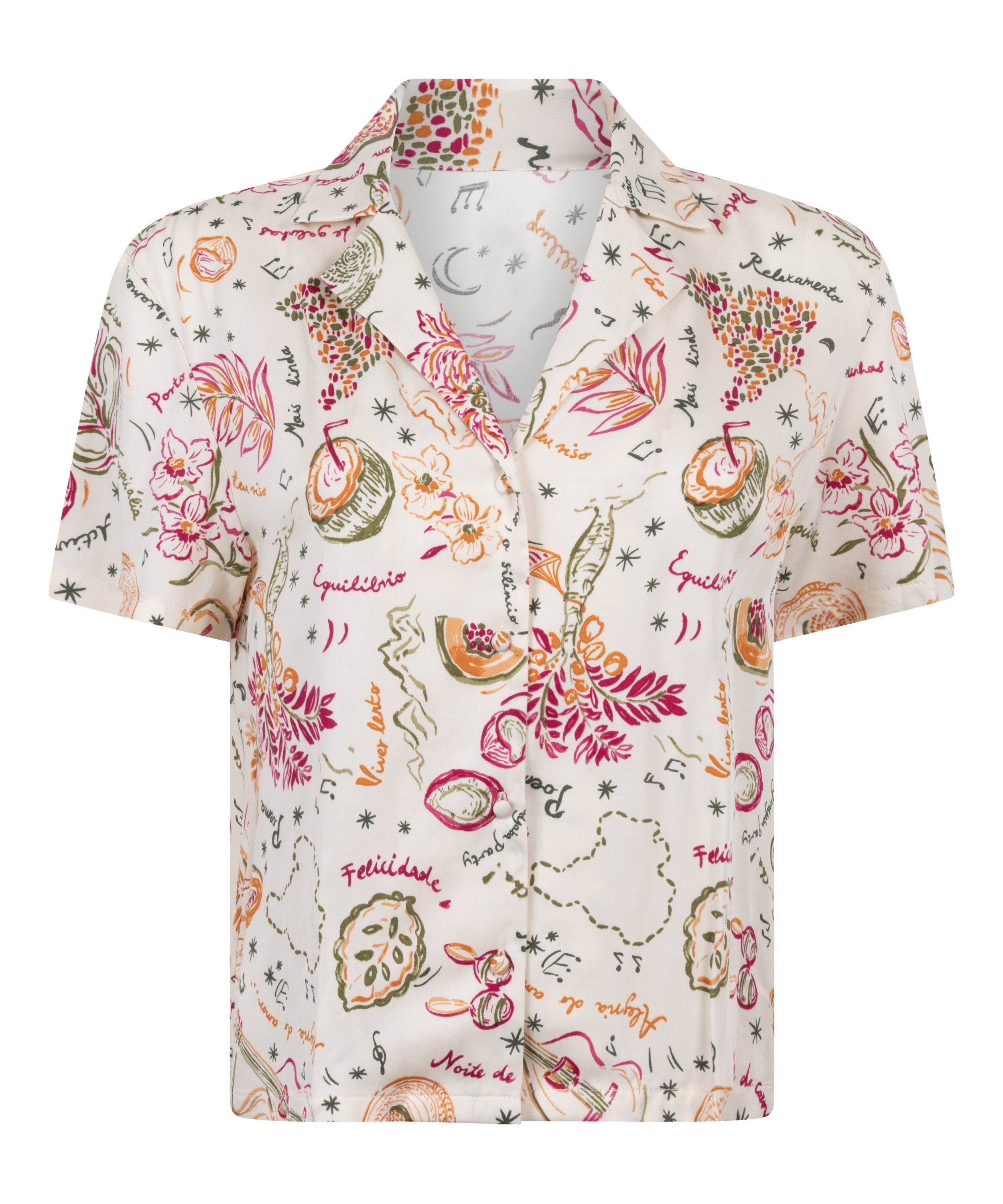 Veste en satin, Blanc, main