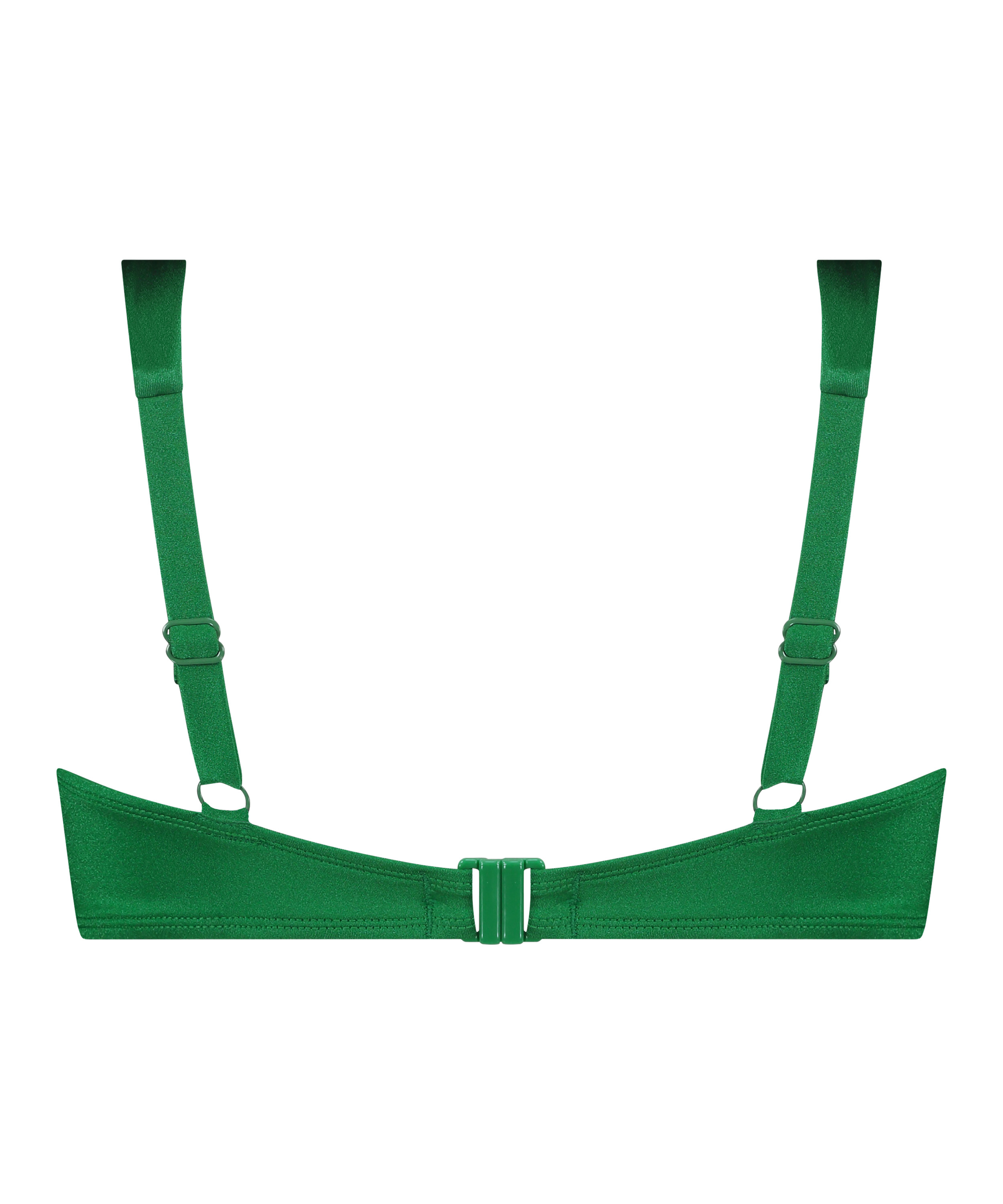 Wattiertes B&uuml;gel-Bikinioberteil Antigua, Gr&uuml;n, main