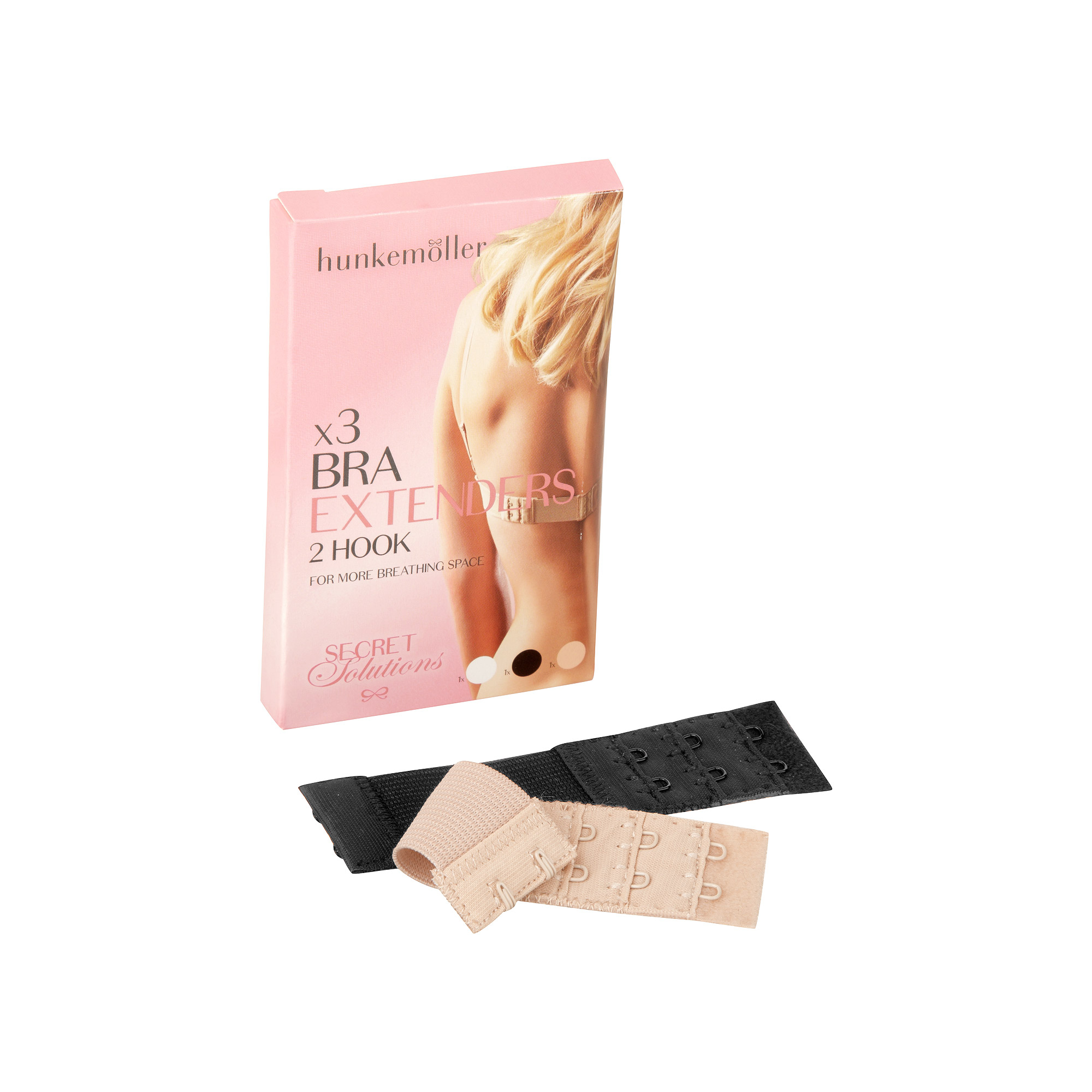 3er-Pack BH-Verlängerungen, Weiß, main