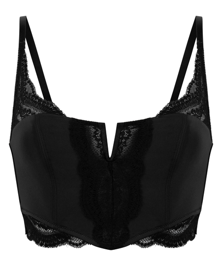 Bronte Bralette, Schwarz