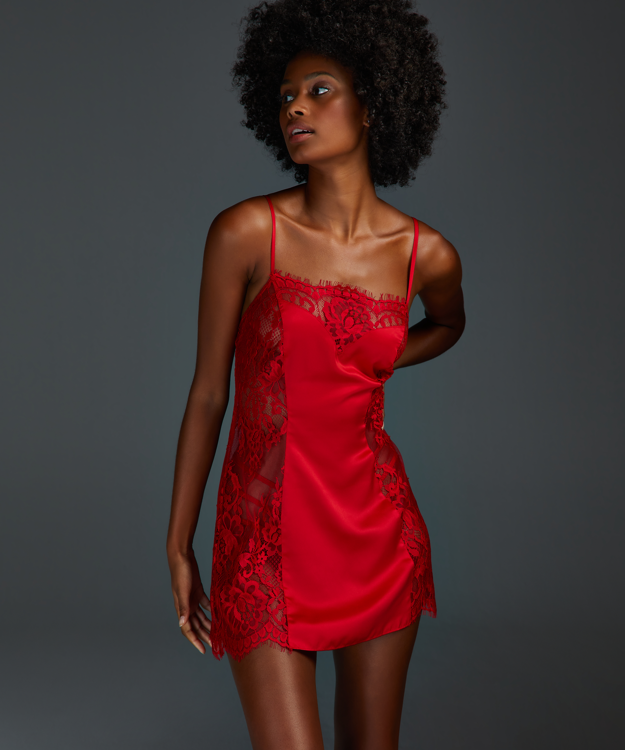 Slipdress Jennifer, Rot, main