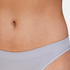 Slip br&eacute;silien taille haute sans couture, Gris