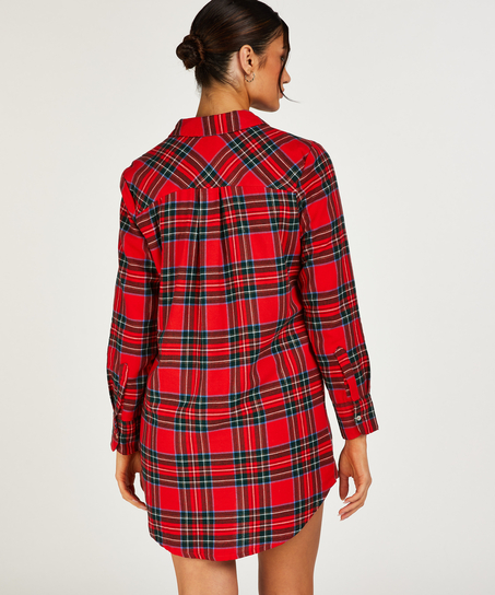 Chemise de nuit Menshirt Jersey, Rouge