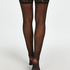 Stay-up 20 Denier Lurex Emilia, Schwarz
