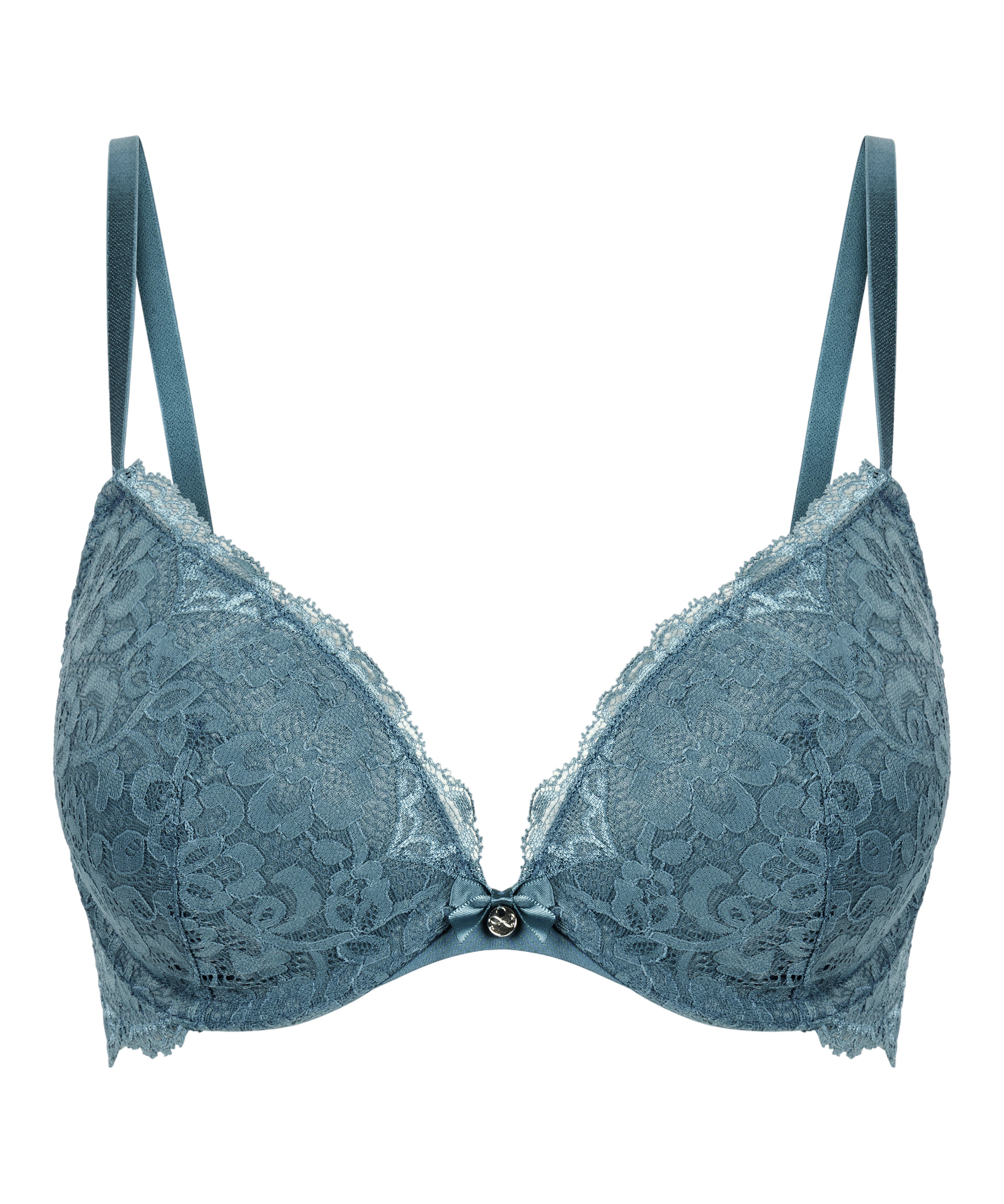 Soutien-gorge à armatures préformé push-up Marine, Bleu, main