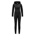Onesie Velours, Schwarz