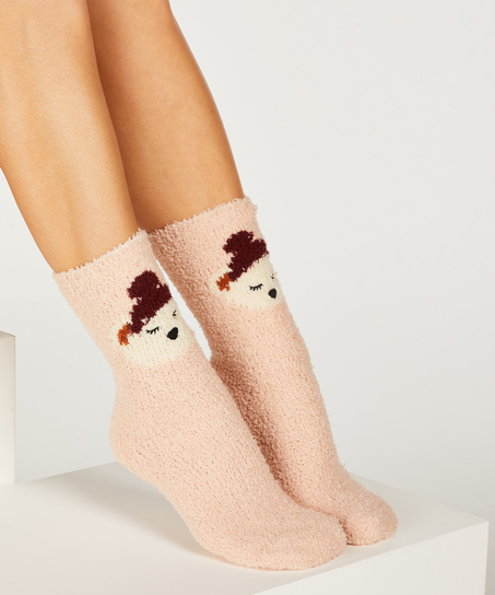 Lot de 2 chaussettes Cosy, Rose