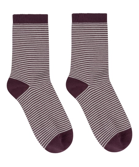 Crew-Socken aus Modal, Lila
