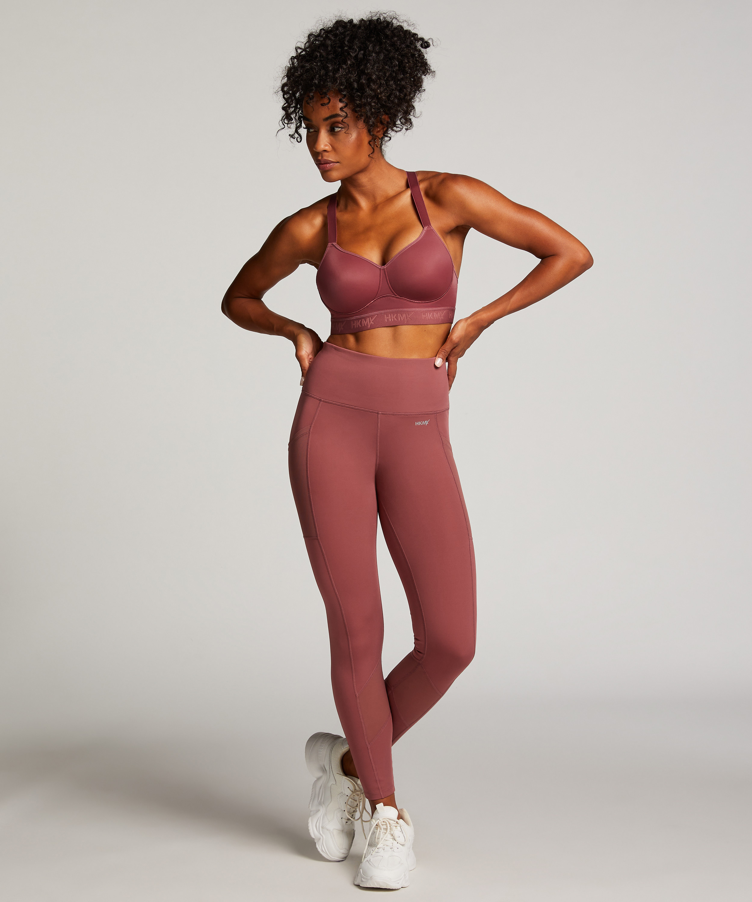 HKMX Oh My Squat High Waisted Legging, Rose, main