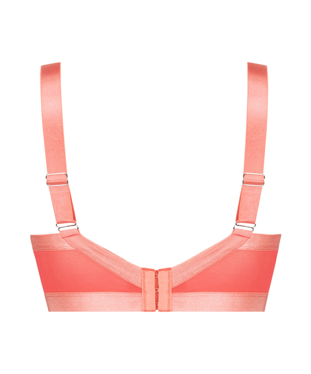 Soutien-gorge bustier non rembourré à armatures Hana, Rose