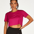 HKMX Crop Top Mesh, Rose