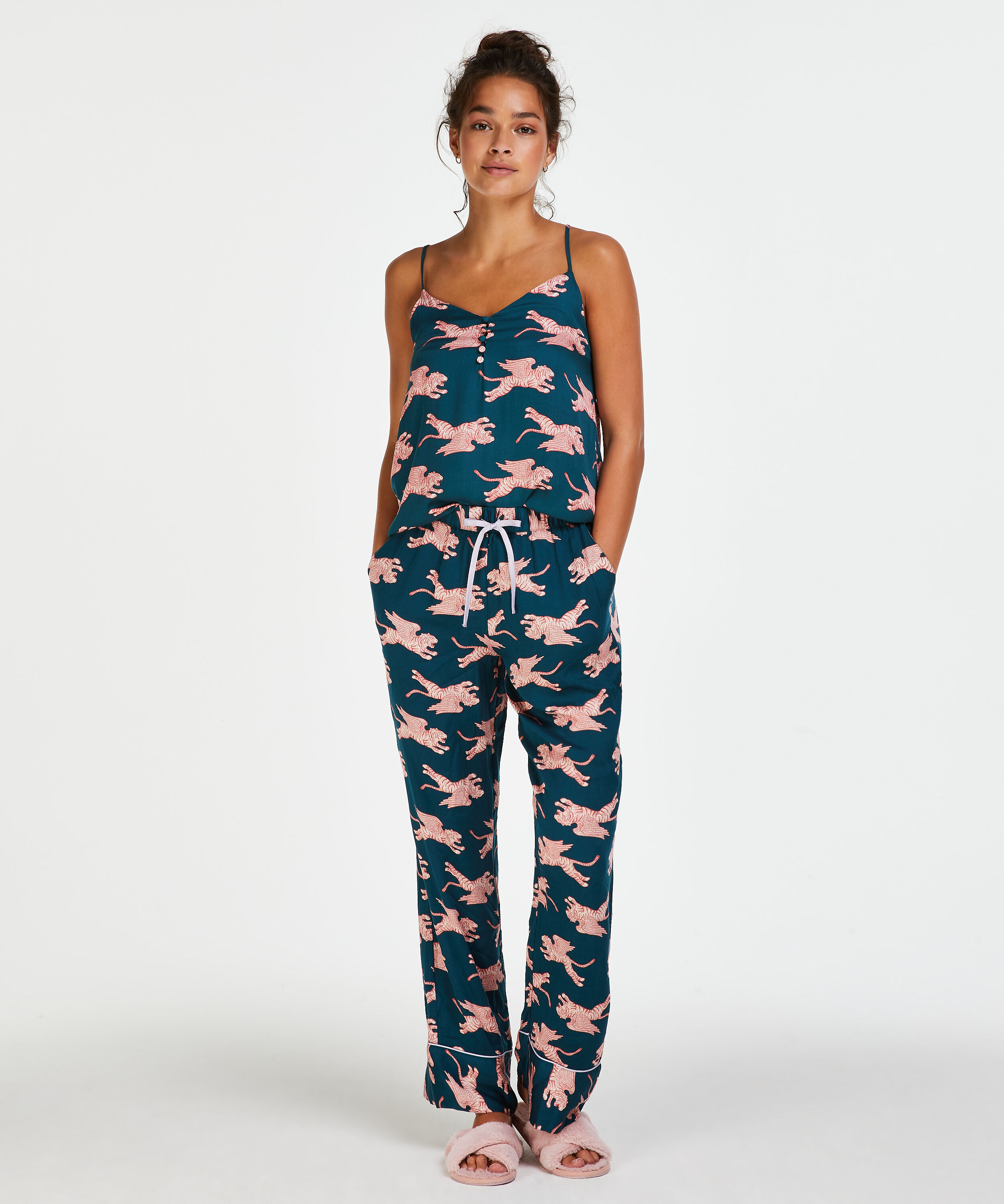 Pantalon de pyjama Woven, Bleu