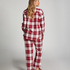 Petite Pyjamahose Flanell, Rose