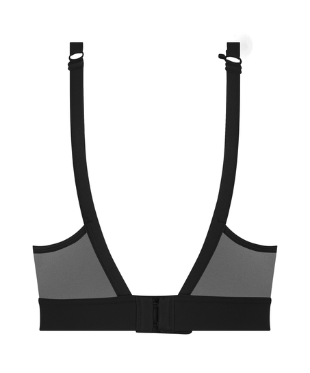 HKMX Soutien-gorge de sport The All Star Maintien niveau 2, Noir
