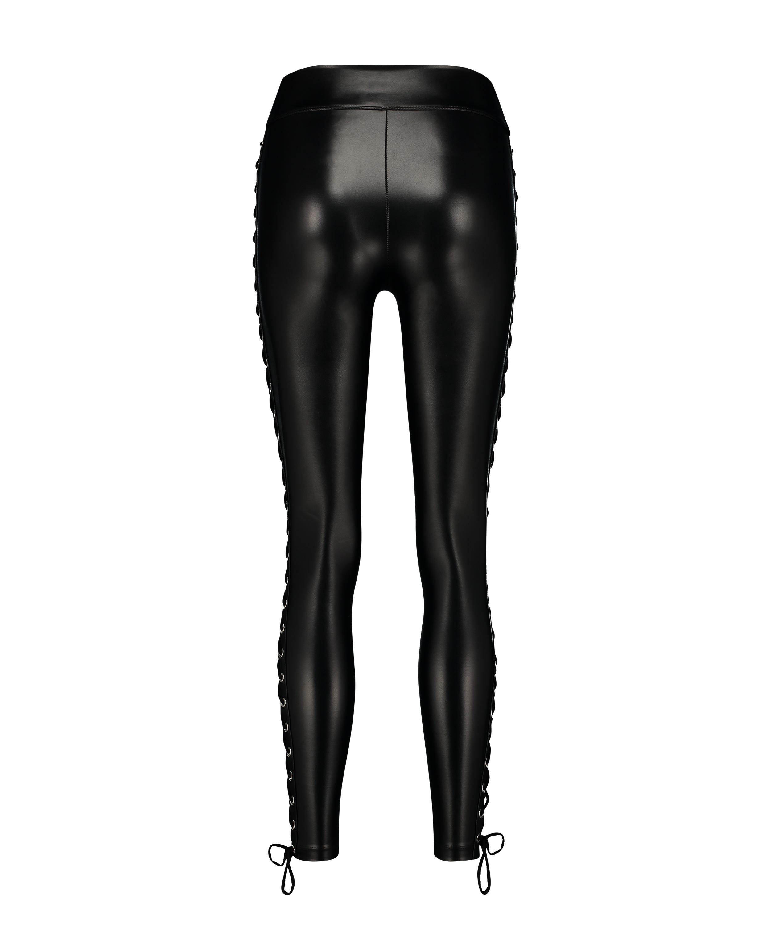 Legging Lace up, Schwarz, main