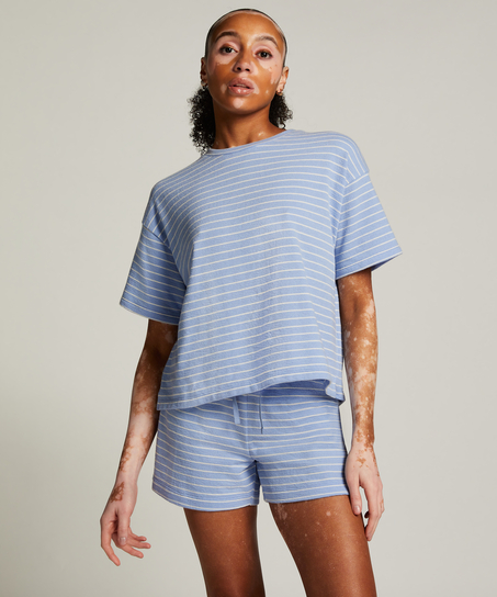 Pyjamatop, Blau