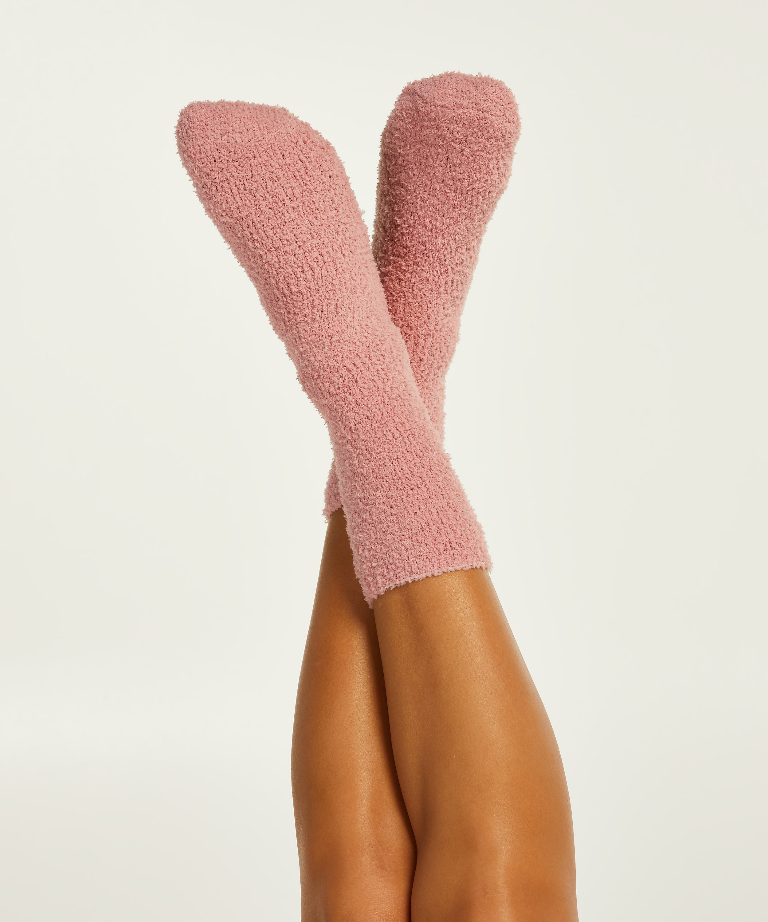 2 paires de chaussettes Cosy, Gris, main