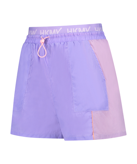 HKMX Short de sport, Violet