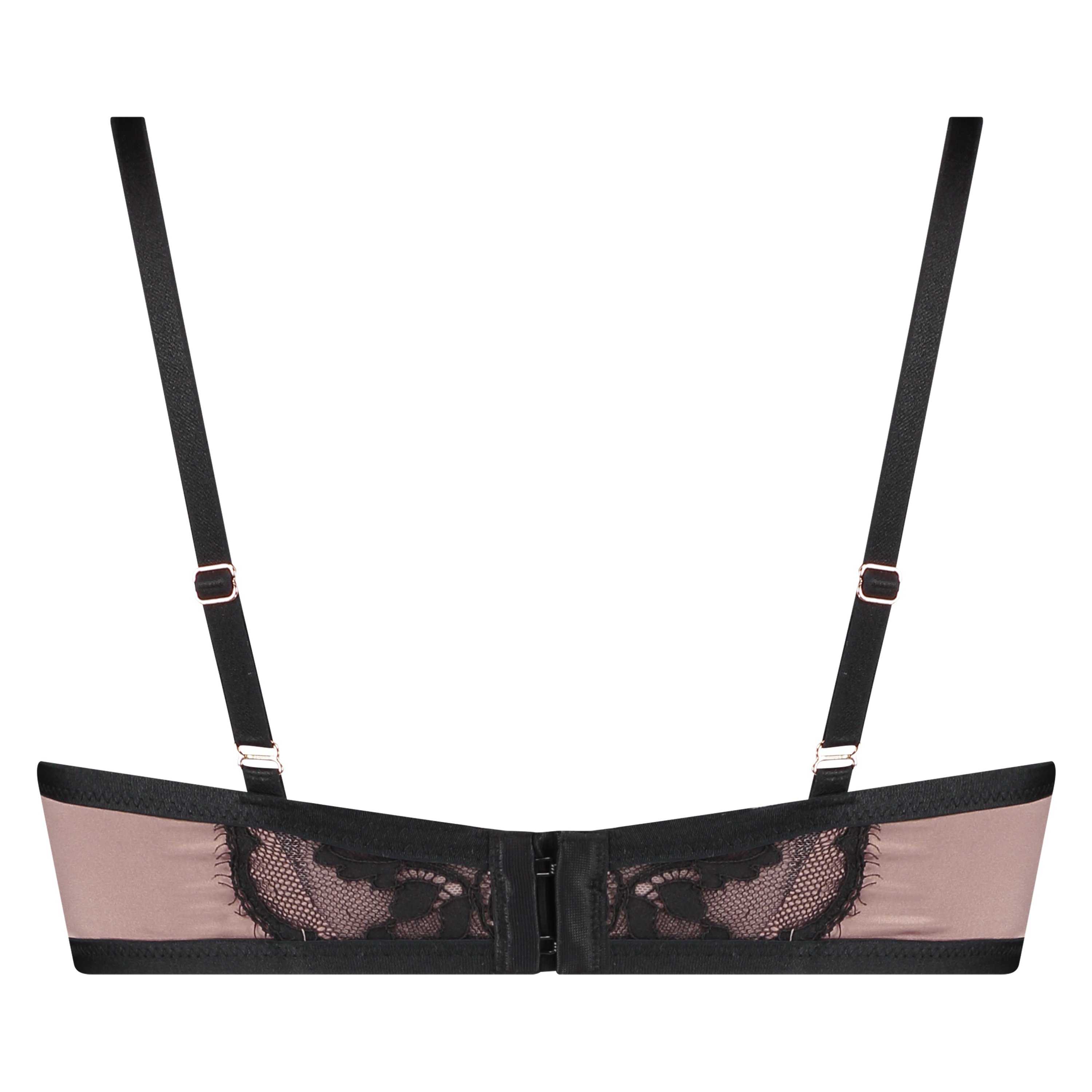Soutien-gorge bustier préformé Poppy, Noir, main